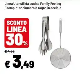 Iper La Grande Utensili da cucina Family Feeling offerta