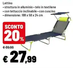 Iper La Grande Lettino offerta