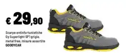 Iper La Grande Scarpe antinfortunistiche Gy Superlight SP1 grigie, metal free, misure assortite GOODYEAR offerta