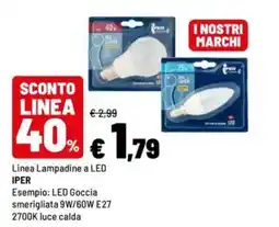 Iper La Grande Lampadine a LED IPER offerta