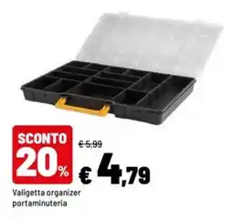 Iper La Grande Valigetta organizer portaminuterie offerta