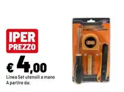 Iper La Grande Set utensili a mano offerta