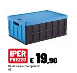 Iper La Grande Cassa cargo con coperchio offerta
