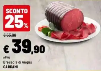 Iper La Grande Bresaola di Angus GARDANI offerta