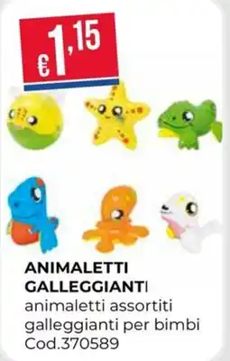 Pronto Hobby ANIMALETTI GALLEGGIANTI offerta