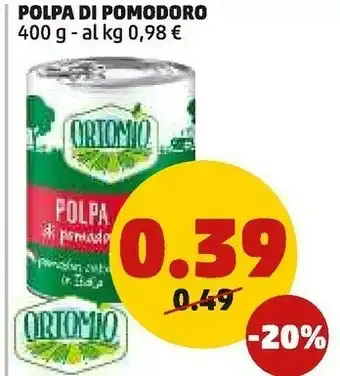 PENNY Polpa di pomodoro 400 g(ml) offerta