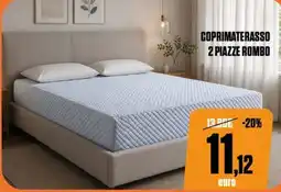 Brico Io COPRIMATERASSO 2 PIAZZE ROMBO offerta