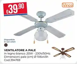 Pronto Hobby Vinco VENTILATORE A PALE offerta