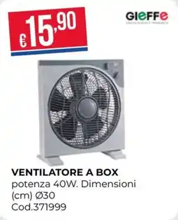 Pronto Hobby VENTILATORE A BOX offerta