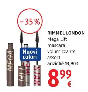 RIMMEL LONDON Mega Lift mascara