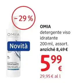 dm drogerie markt OMIA detergente viso idratante offerta