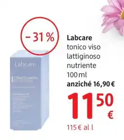 dm drogerie markt Labcare tonico viso lattiginoso nutriente offerta