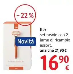 dm drogerie markt fier set rasoio offerta