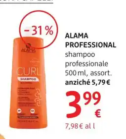 dm drogerie markt ALAMA PROFESSIONAL shampoo offerta