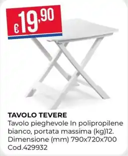 Pronto Hobby TAVOLO TEVERE offerta