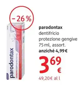 dm drogerie markt parodontax dentifricio protezione gengive offerta