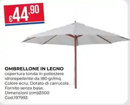 Pronto Hobby OMBRELLONE IN LEGNO offerta