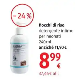 dm drogerie markt fiocchi di riso detergente intimo per neonati MIODERM offerta