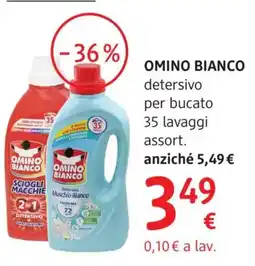 dm drogerie markt OMINO BIANCO detergente per bucato offerta