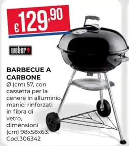 Pronto Hobby weber BARBECUE A CARBONE offerta