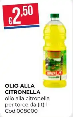 Pronto Hobby OLIO ALLA CITRONELLA offerta