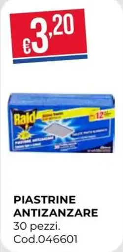 Pronto Hobby Raid Piastrine Antizanzare offerta