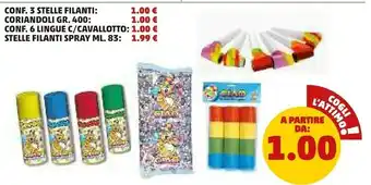 3 stelle filanti
