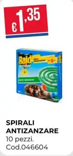 Pronto Hobby Raid Spirali Antizanzare offerta