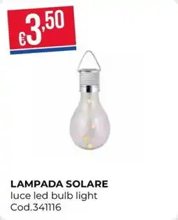 Pronto Hobby LAMPADA SOLARE offerta