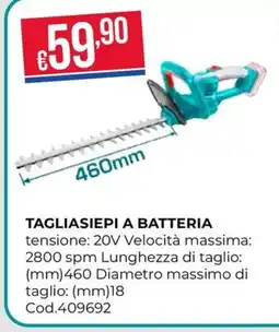 Pronto Hobby TAGLIASIEPI A BATTERIA offerta