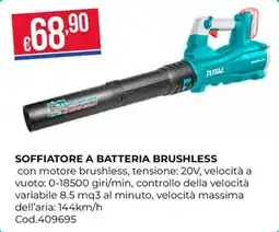 Pronto Hobby Soffiatore a batteria brushless TOTAL offerta