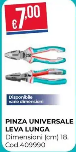 Pronto Hobby PINZA UNIVERSALE LEVA LUNGA offerta