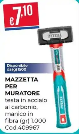 Pronto Hobby MAZZETTA PER MURATORE TOTAL offerta