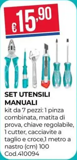Pronto Hobby SET UTENSILI MANUALI offerta