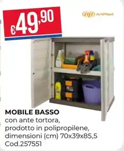 Pronto Hobby MOBILE BASSO ArtPlast offerta