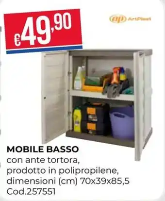 Pronto Hobby MOBILE BASSO ArtPlast offerta