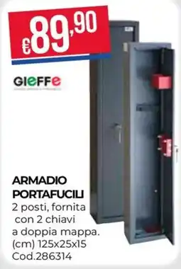 Pronto Hobby GIEFFE ARMADIO PORTAFUCILI offerta