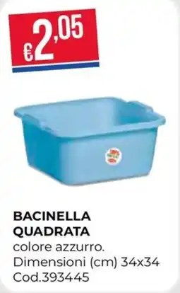 Pronto Hobby BACINELLA QUADRATA offerta