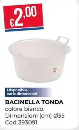 Pronto Hobby BACINELLA TONDA offerta