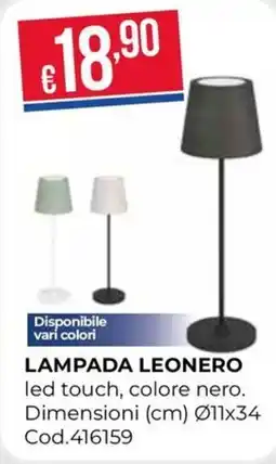 Pronto Hobby LAMPADA LEONERO offerta