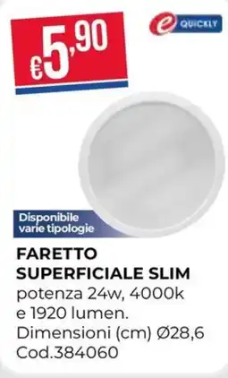Pronto Hobby Faretto Superficiale Slim offerta