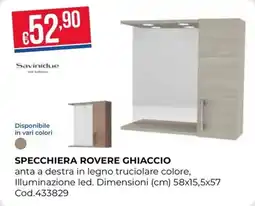 Pronto Hobby Savinidue SPECCHIERA ROVERE GHIACCIO offerta