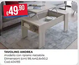 Pronto Hobby TAVOLINO ANDREA offerta