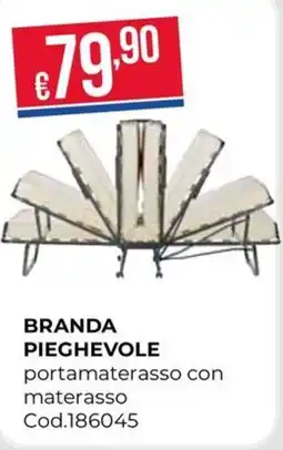 Pronto Hobby BRANDA PIEGHEVOLE portamaterasso con materasso offerta