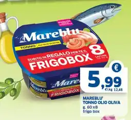 Sigma Mareblu Tonno Olio Oliva offerta