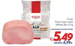 Iper Super Conveniente Coati Prosciutto cotto Mister Bar offerta