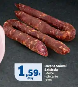 Sigma Lucana Salumi Salsiccia offerta