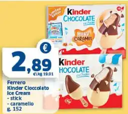 Sigma Ferrero Kinder Cloccolato Ice Cream offerta