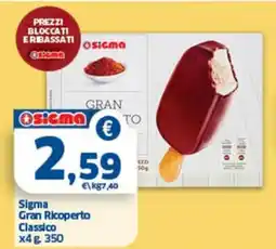 Sigma Sigma Gran Ricoperto Classico offerta