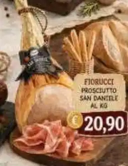MercADone Fiorucci Prosciutto San Daniele offerta